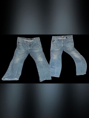 Clothes: Men's Ariat Rebar M4 Relaxed Boot Carpenter Jeans 2pck (36×30)